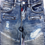 Arlo Biker Denim Bottoms Haus of JR 