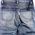 Arlo Biker Denim Bottoms Haus of JR 