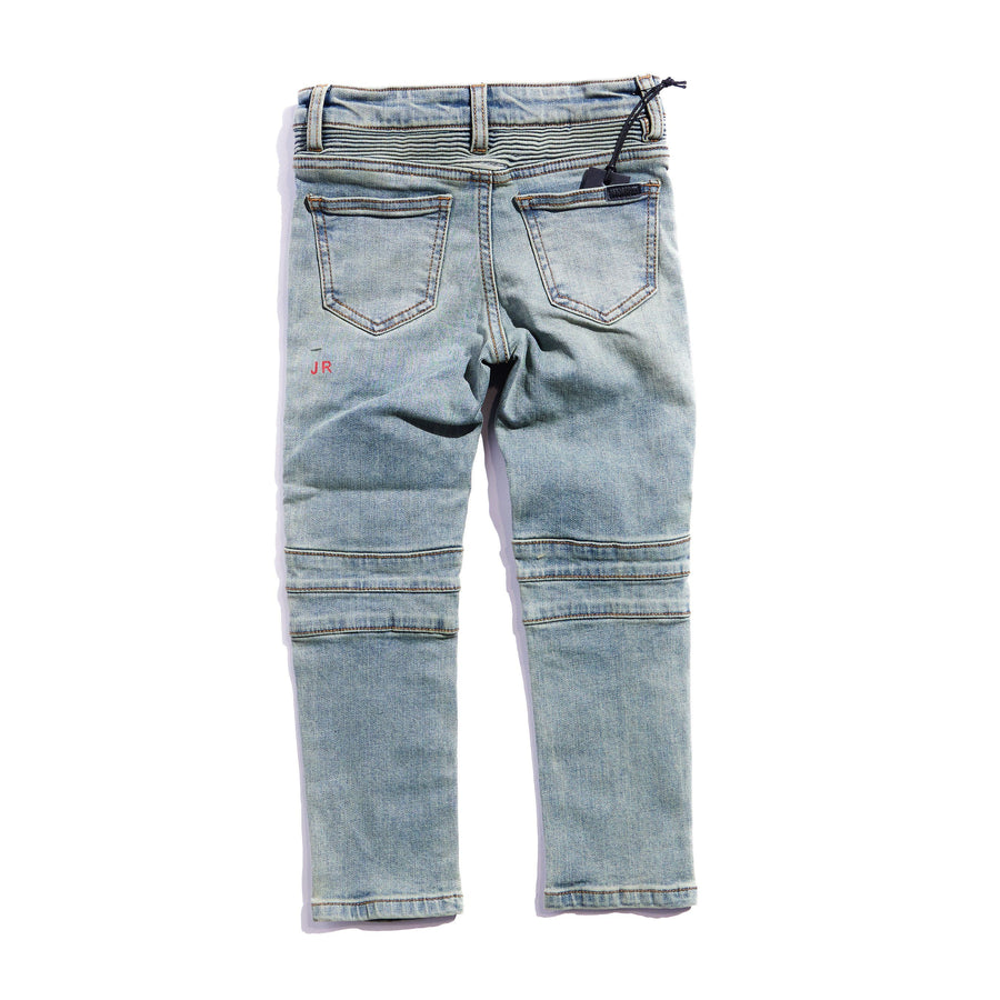 Elodie Biker Denim Bottoms Haus of JR 