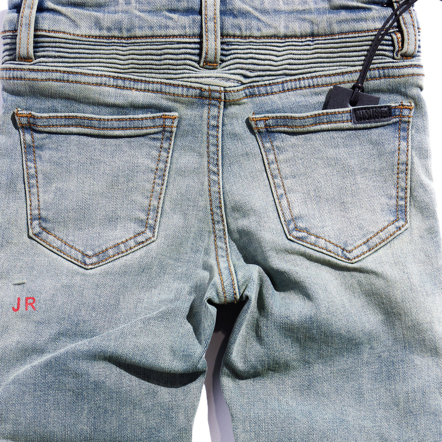 Elodie Biker Denim Bottoms Haus of JR 
