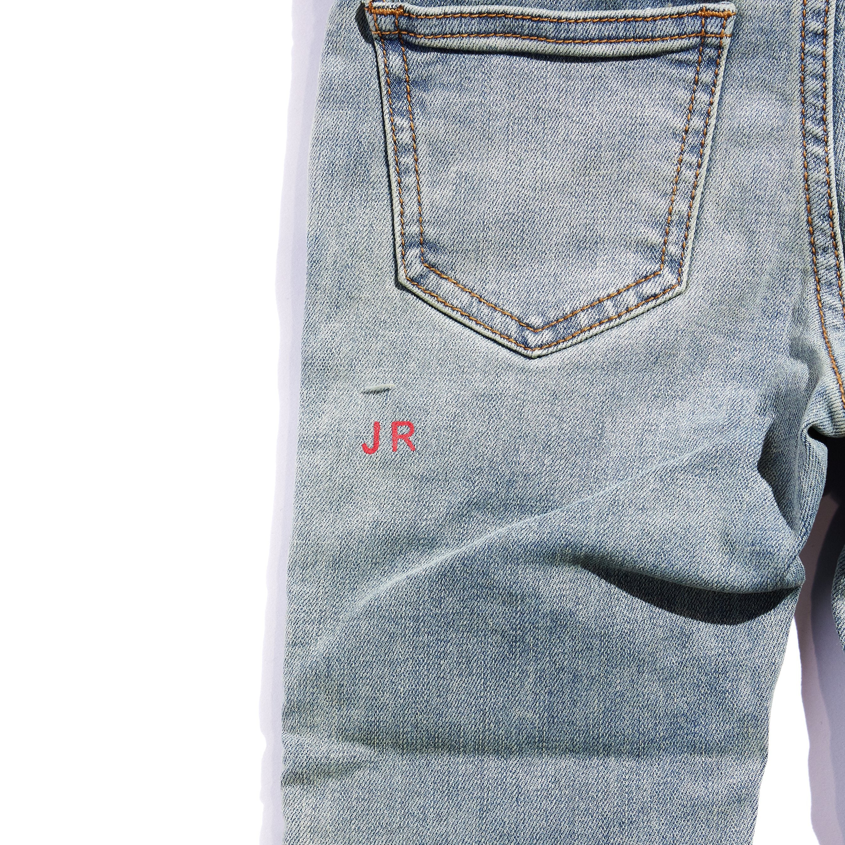 Elodie Biker Denim Bottoms Haus of JR 