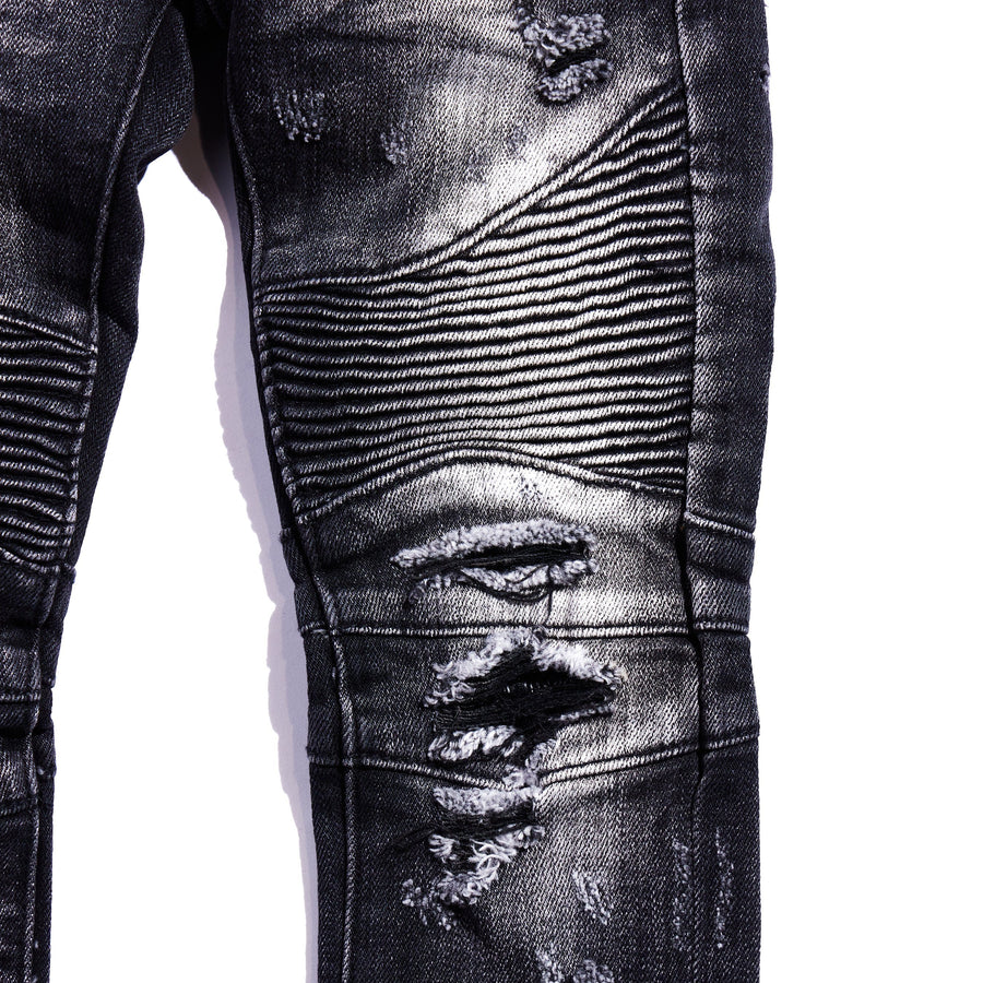 Cullen Biker Denim Bottoms Haus of JR 