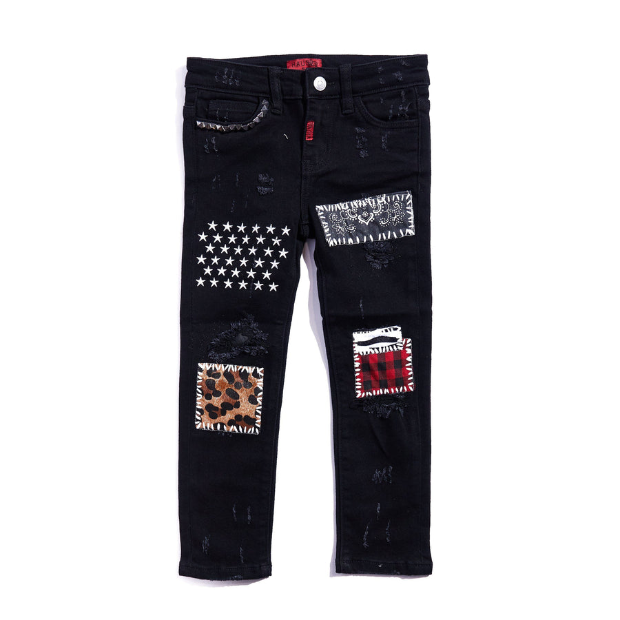 Oliver Denim (Black) Bottoms Haus of JR 