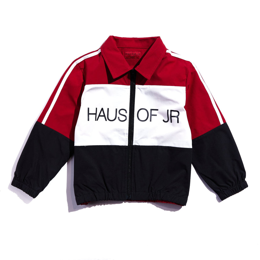 Julian Track Jacket (Red) Outerwear Haus of JR 