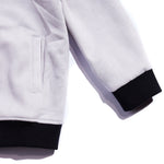 Bolt Varsity Jacket (Grey) Outerwear Haus of JR 