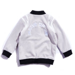 Bolt Varsity Jacket (Grey) Outerwear Haus of JR 
