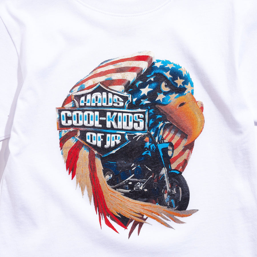 Chopper Tee (White) Tops Haus of JR 