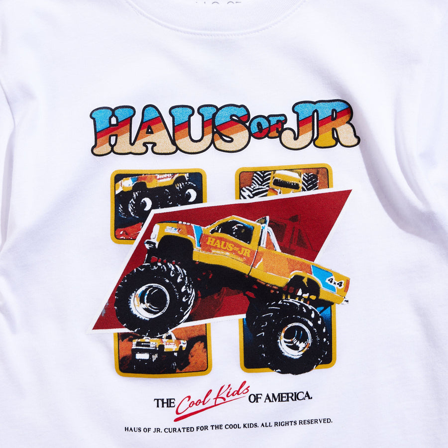 Monster Tee (White) Tops Haus of JR 