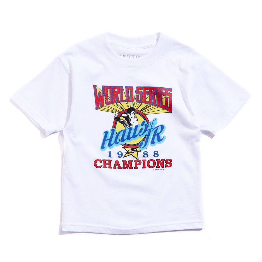 World Series Tee (White) Tops Haus of JR 