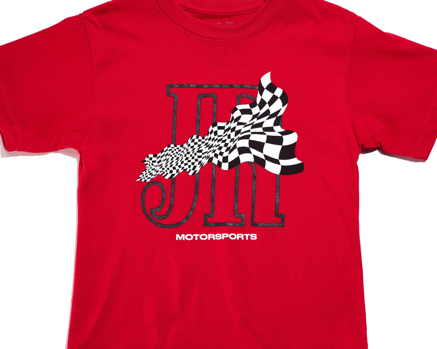 Motorsport Tee (Red) Tops Haus of JR 
