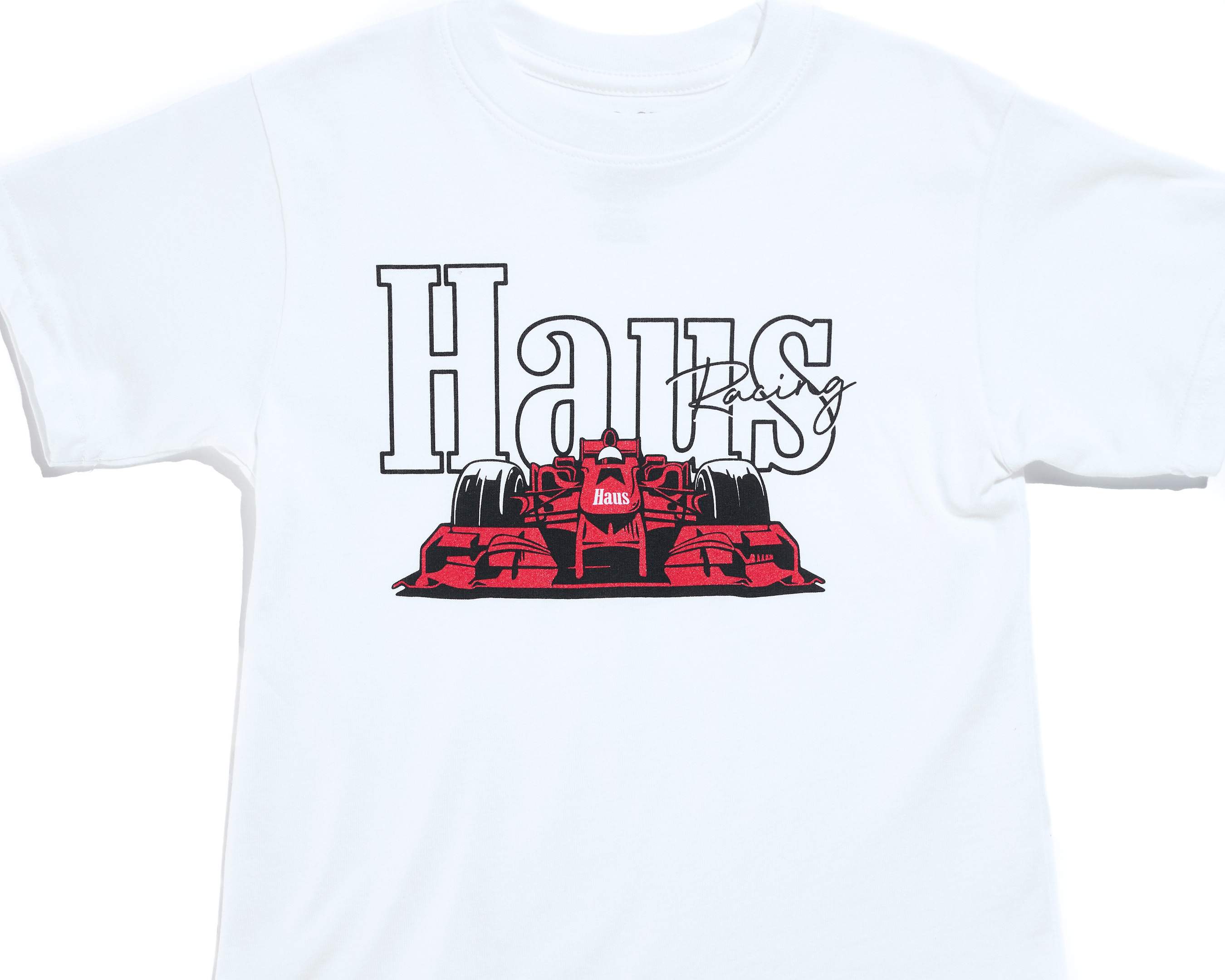 Track Tee (White) Tops Haus of JR 