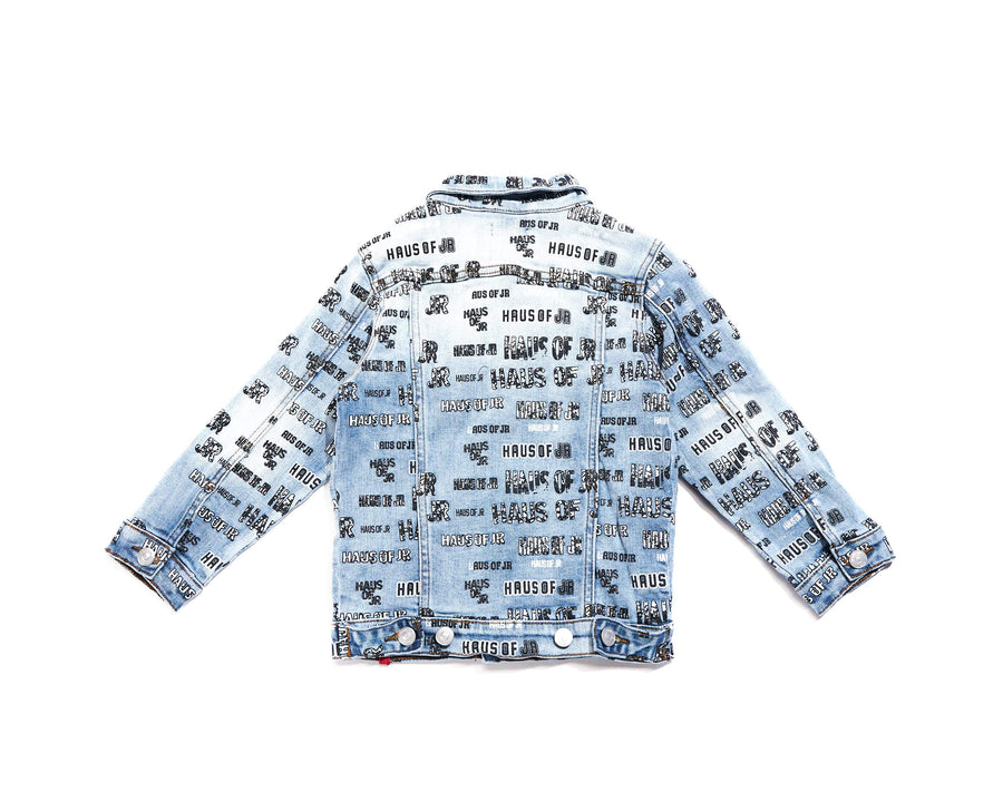 Logo Denim Jacket Outerwear Haus of JR 