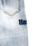 Keanu Denim (Blue Patchwork) Bottoms Haus of JR 