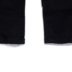 Keanu Denim (Black Patchwork) Bottoms Haus of JR 