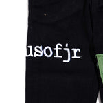 Keanu Denim (Black Patchwork) Bottoms Haus of JR 