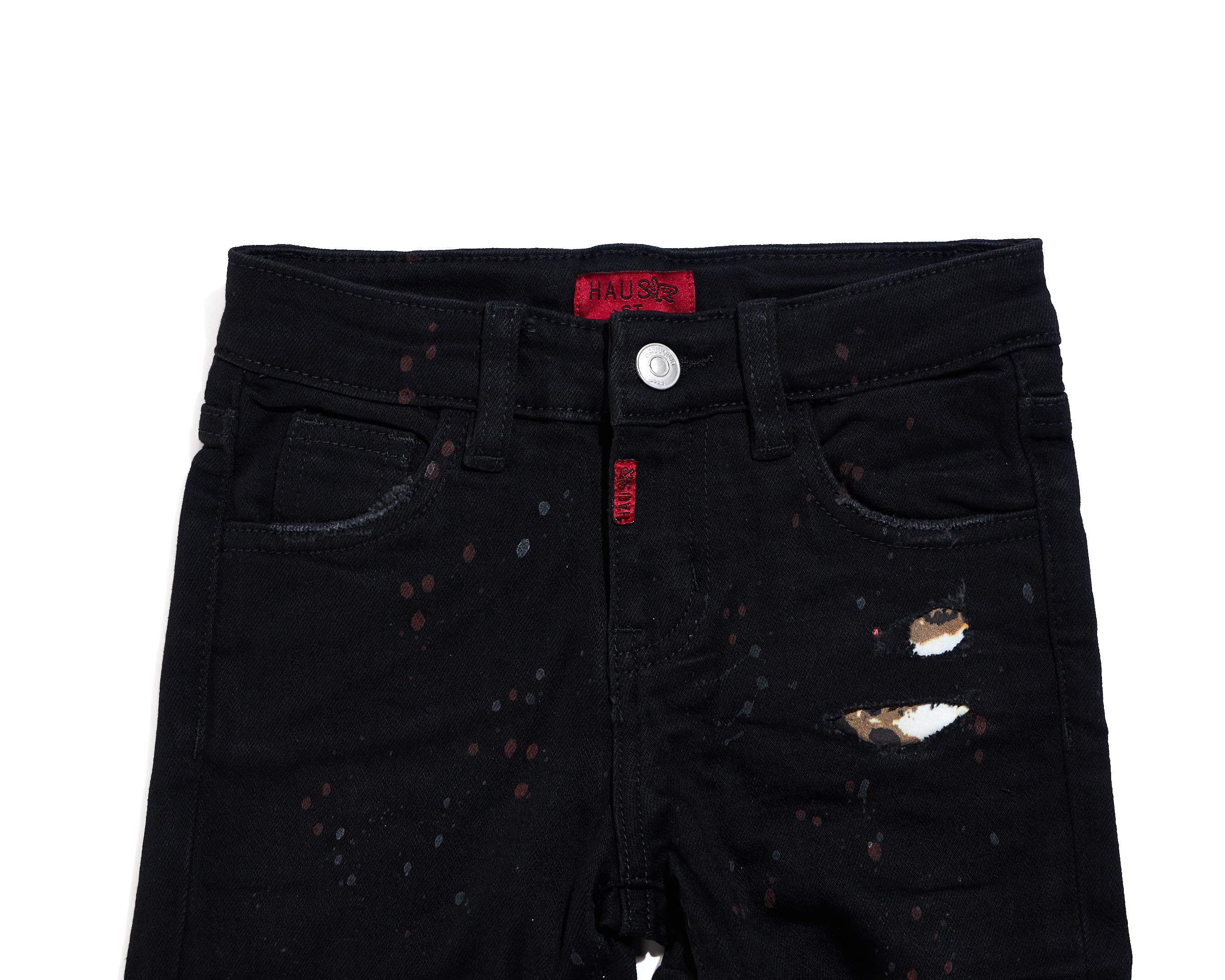 Iris Denim Shorts Bottoms Haus of JR 