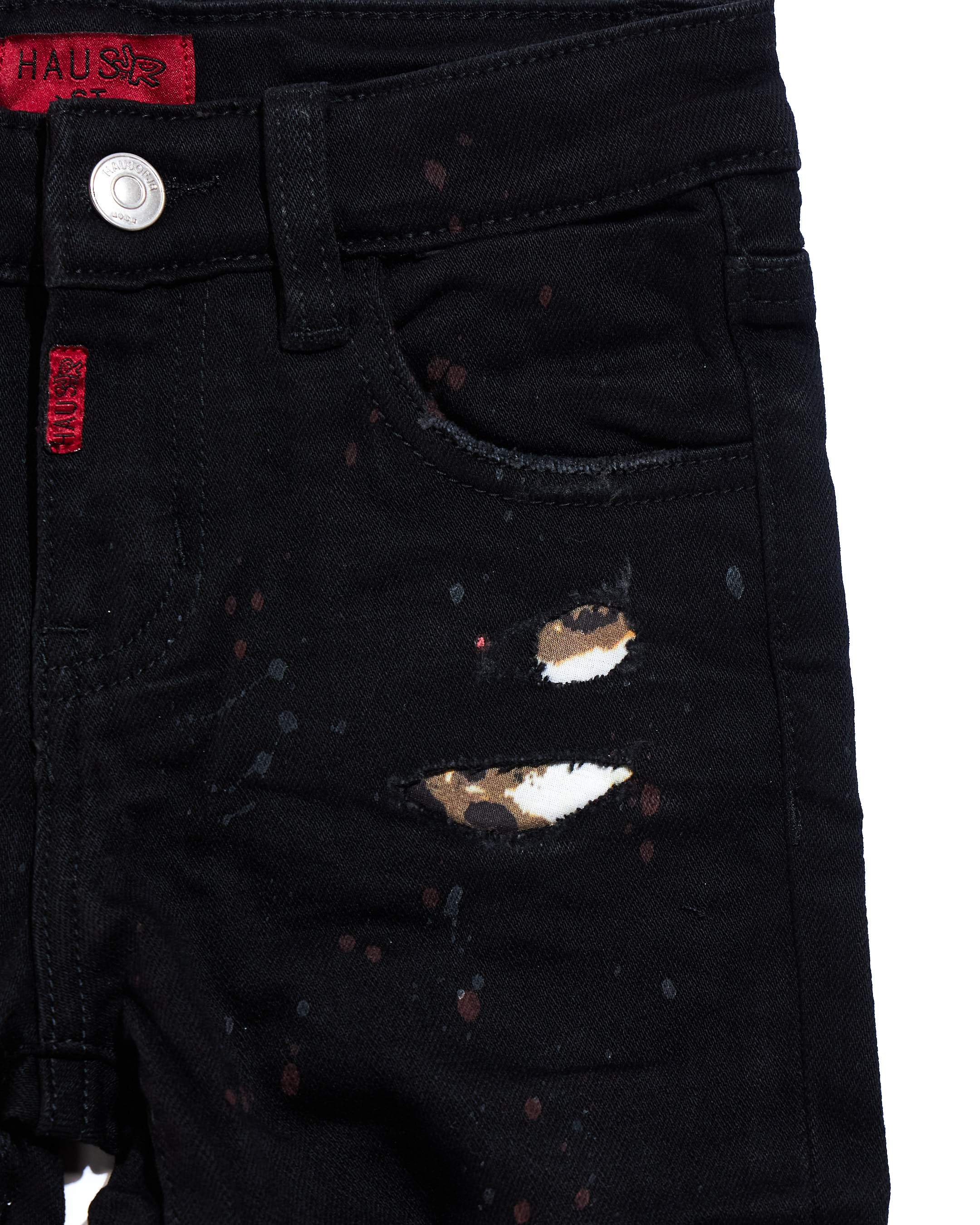 Iris Denim Shorts Bottoms Haus of JR 
