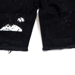 Iris Denim Shorts Bottoms Haus of JR 