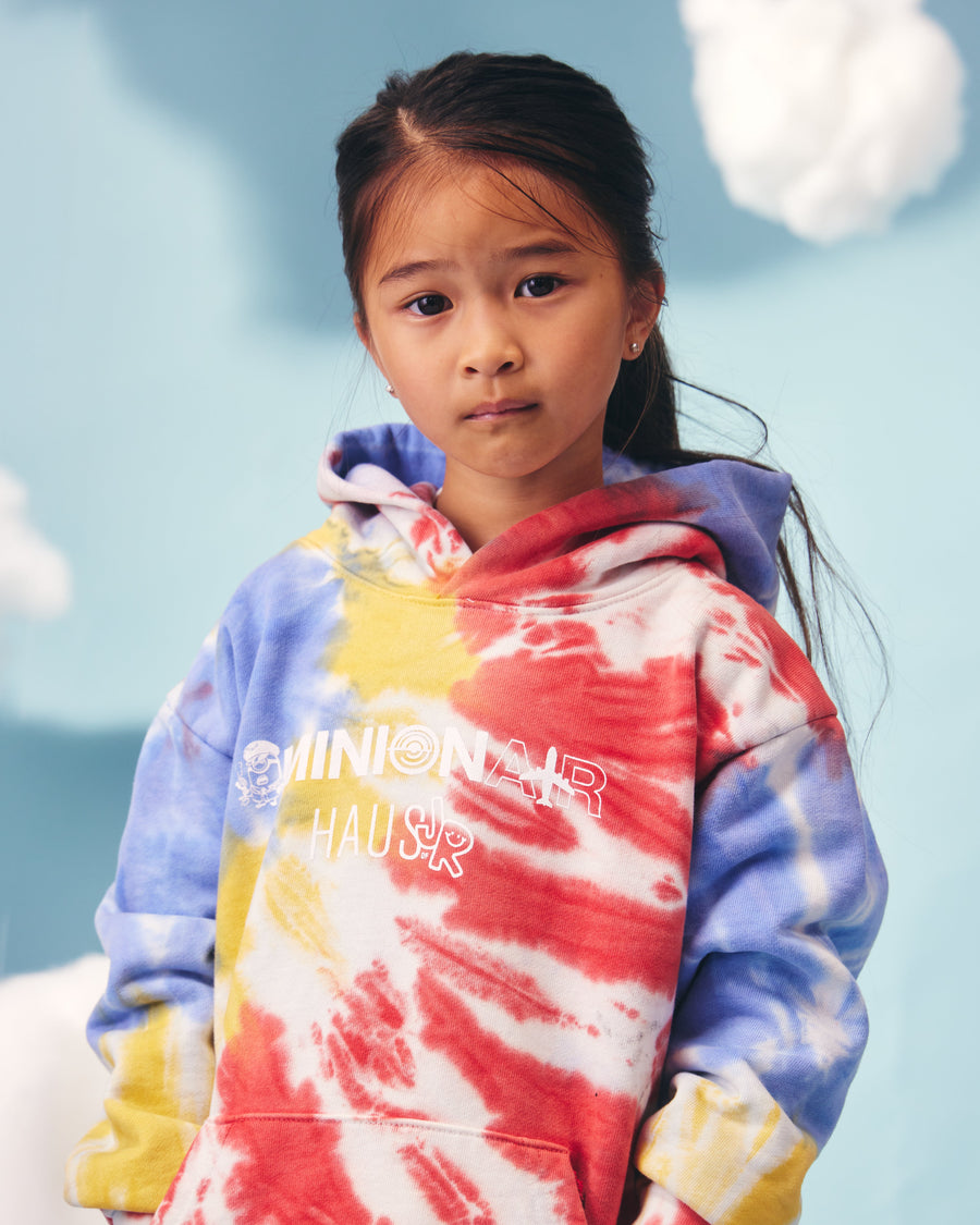 Minion Air Tie Dye Hoodie Tops Haus of JR 