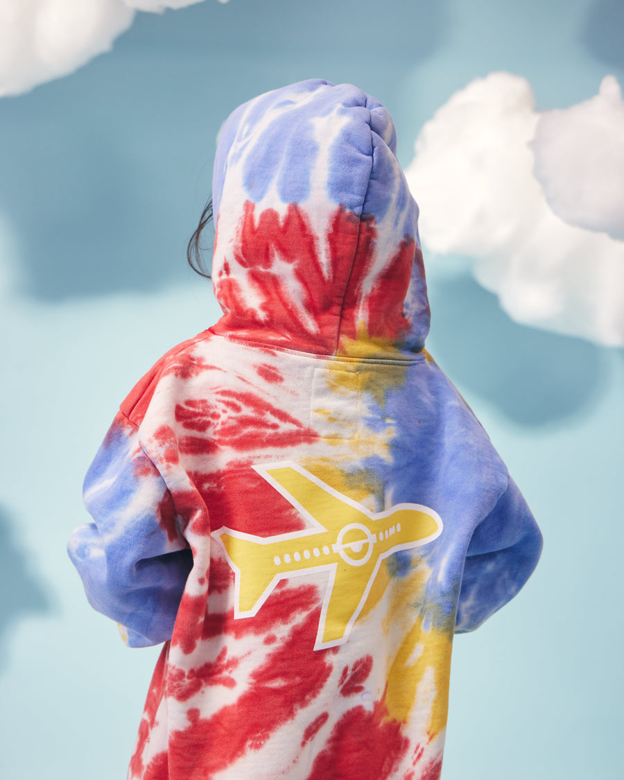 Minion Air Tie Dye Hoodie Tops Haus of JR 