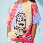 Puff Print Minion Tee (Tie Dye) Tops Haus of JR 