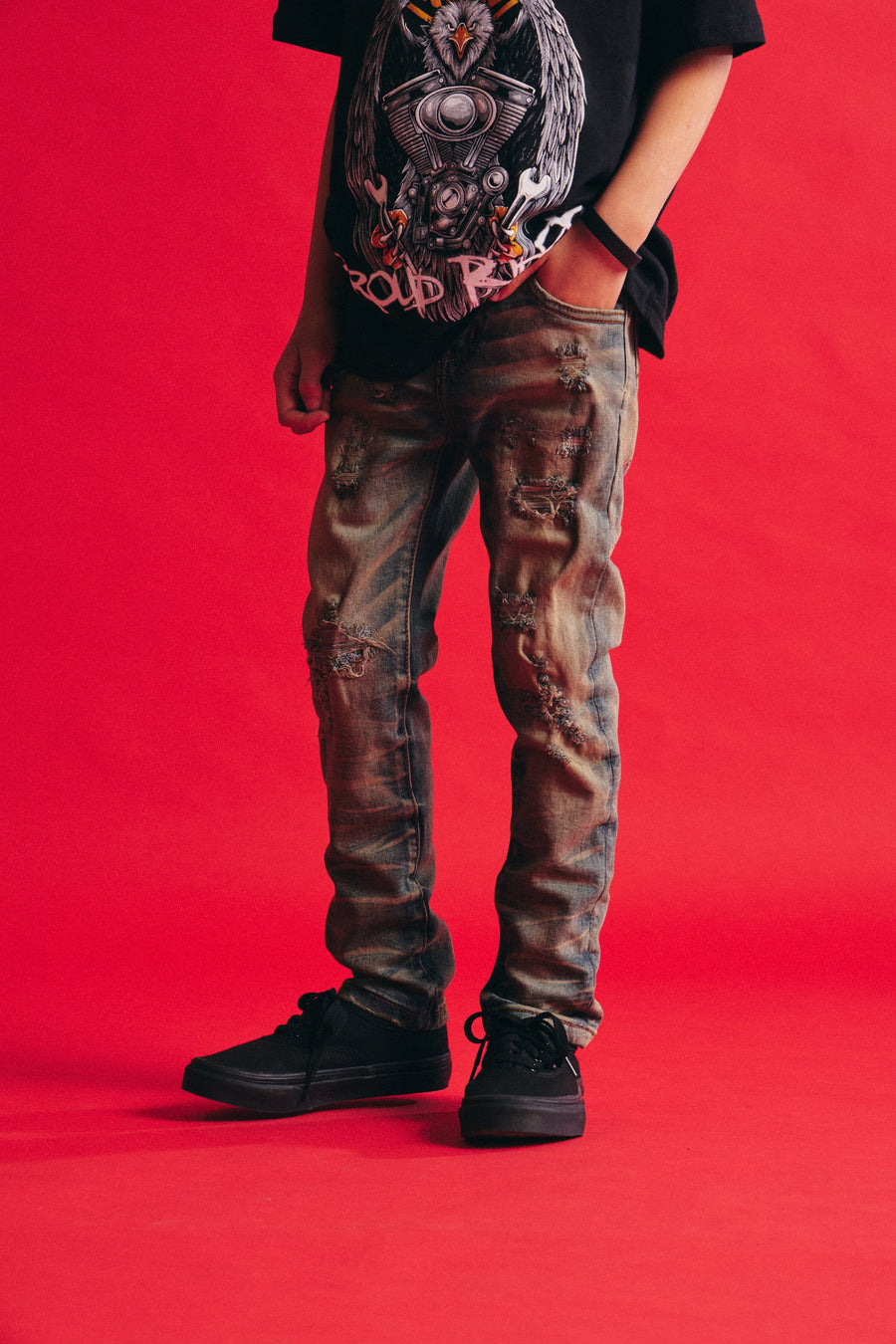 Malek Denim Bottoms Haus of JR 