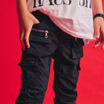 Jordan Cargo Denim Bottoms Haus of JR 