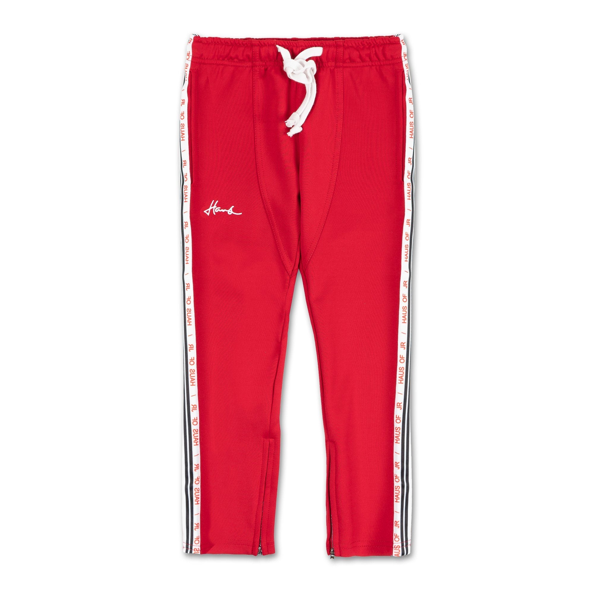 Laurent Track Pant (Red) - Haus of JR
