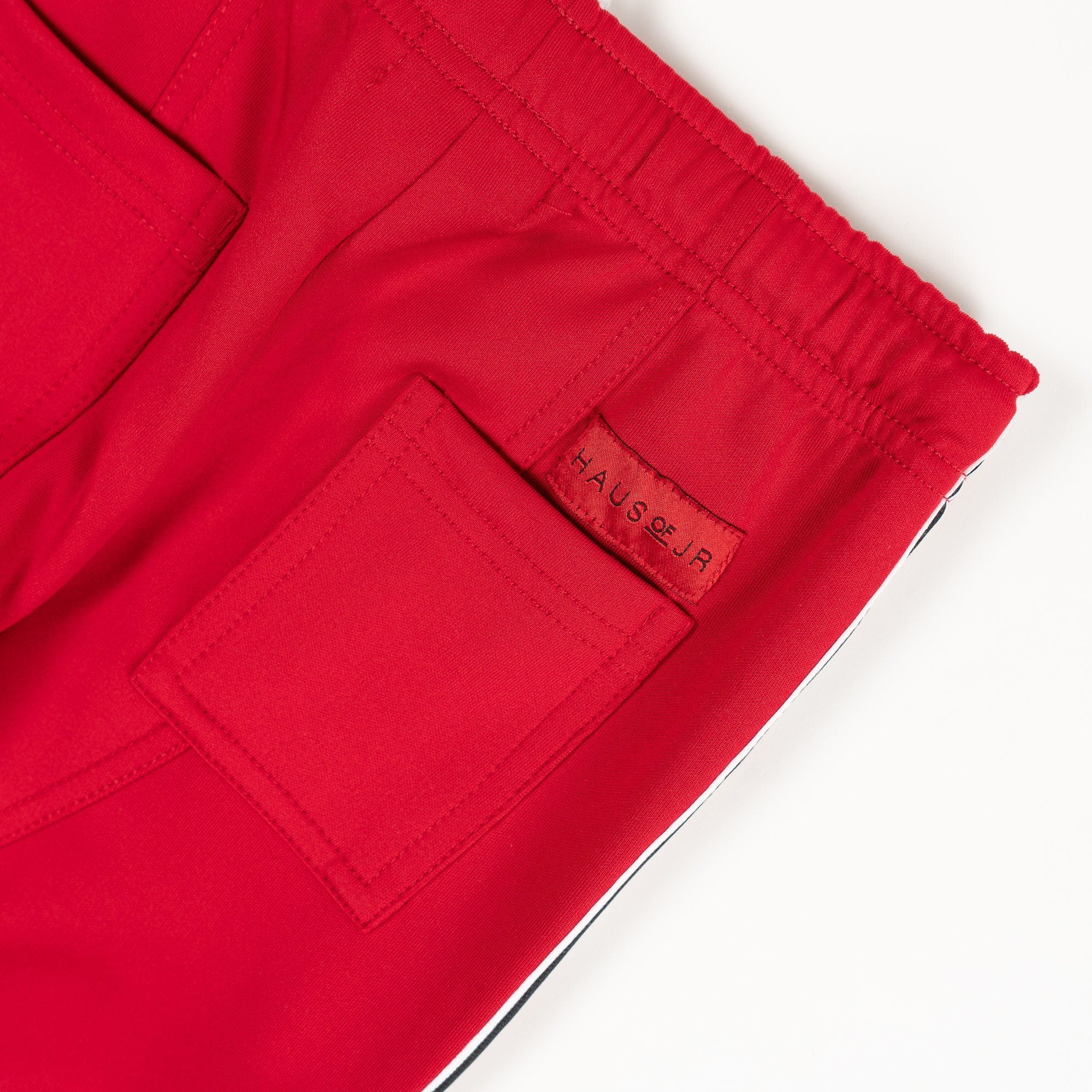 Laurent Track Pant (Red) - Haus of JR