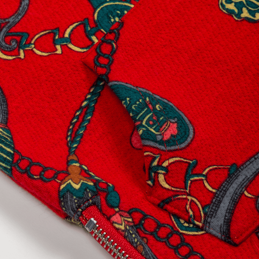 Natica Jordan S/S Hoodie (Red) - Haus of JR