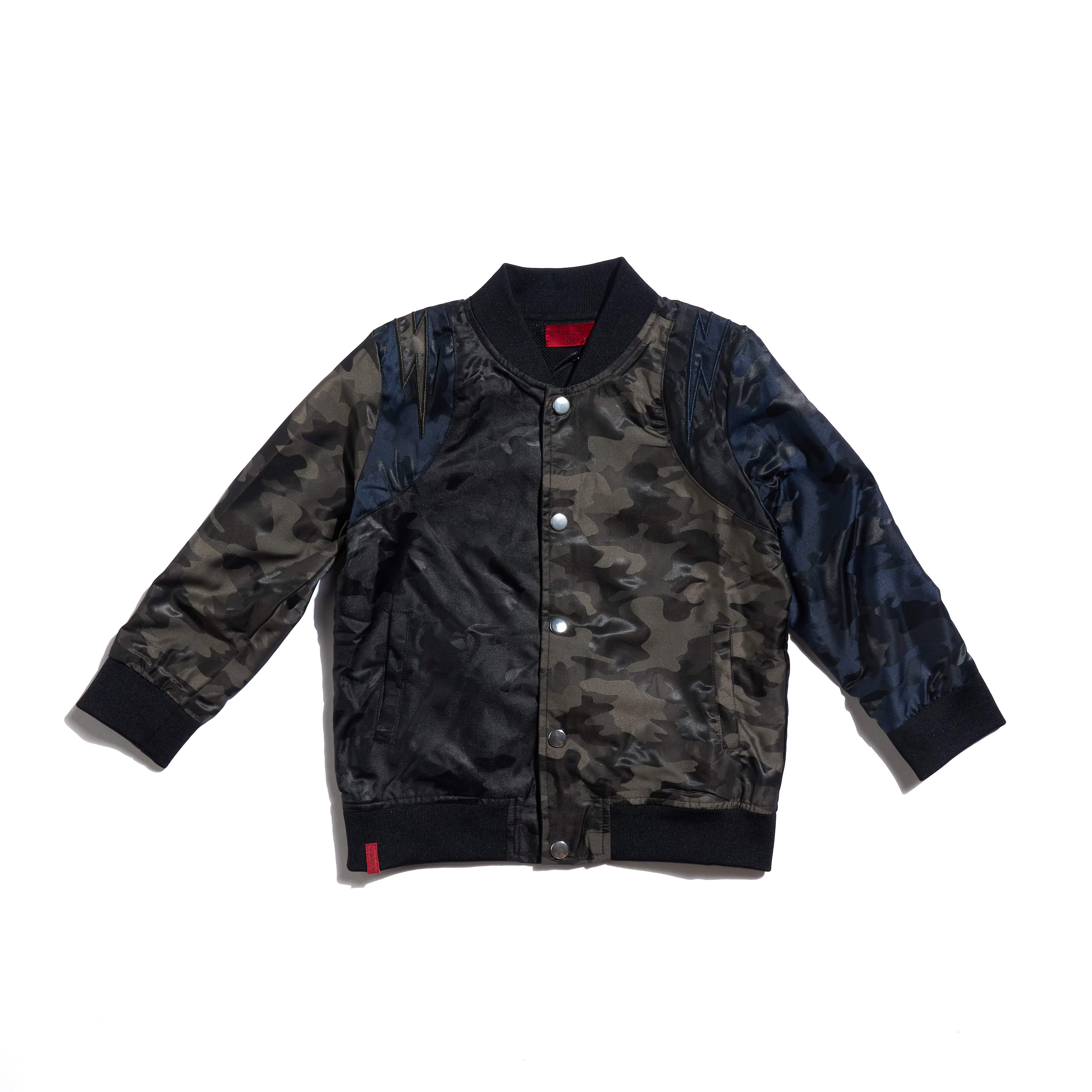 Baylor Camo Varsity Jacket Tops Haus of JR 