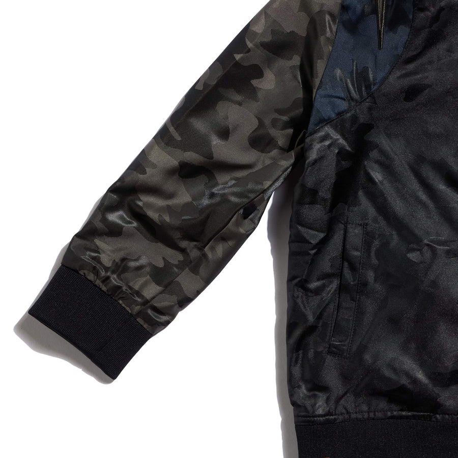 Baylor Camo Varsity Jacket Tops Haus of JR 