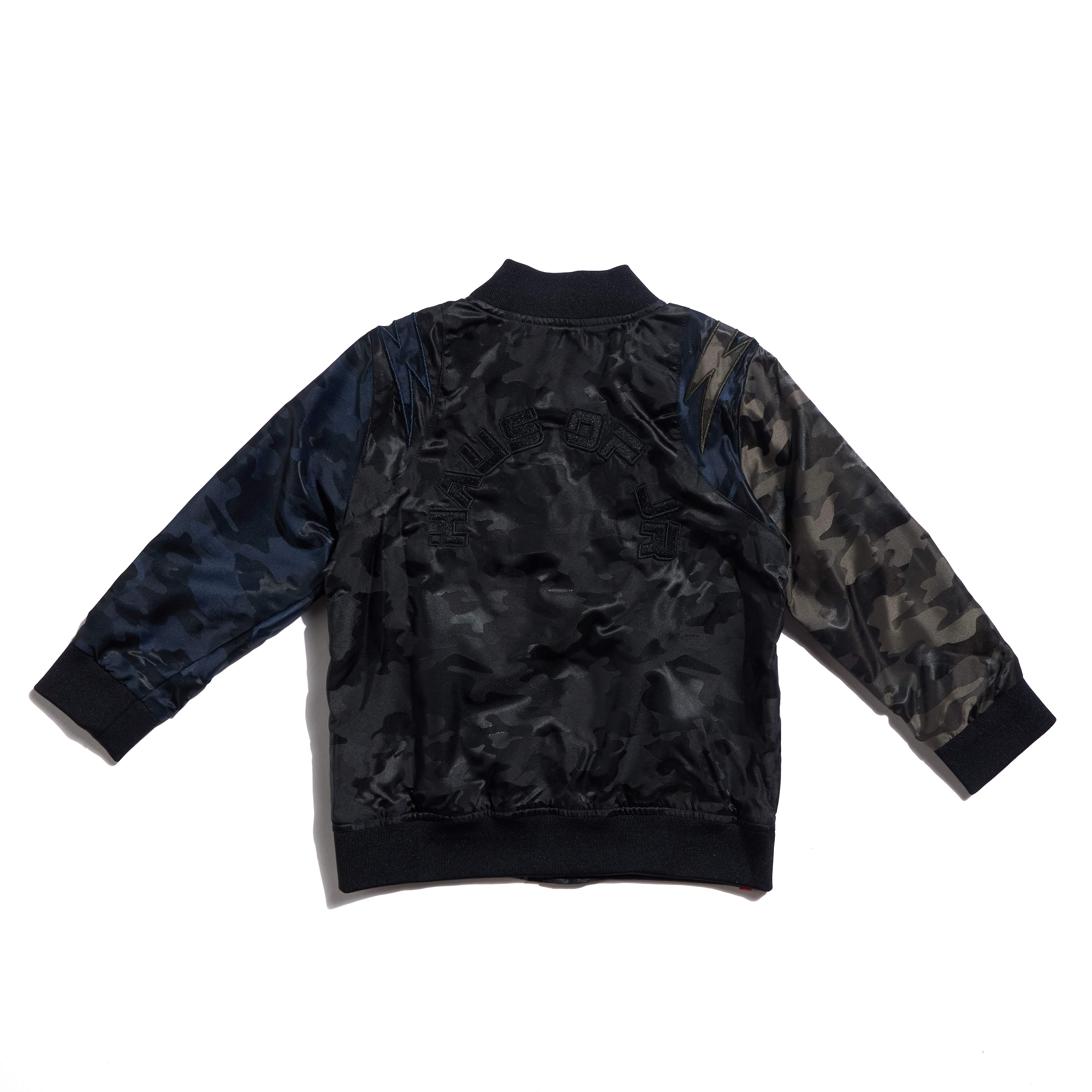 Baylor Camo Varsity Jacket Tops Haus of JR 
