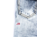 Looney Fam Denim (Blue) Bottoms Haus of JR 