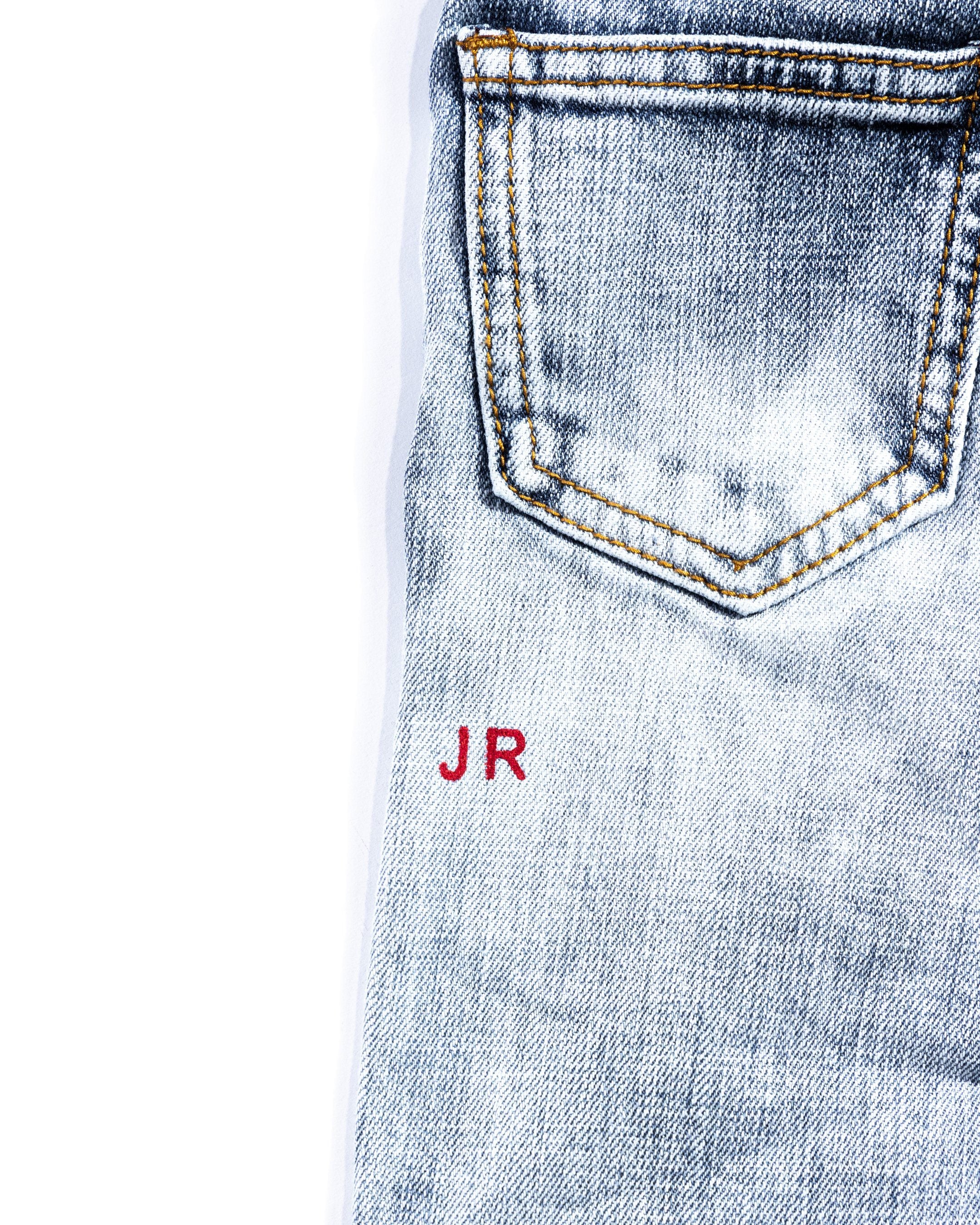 Looney Fam Denim (Blue) Bottoms Haus of JR 