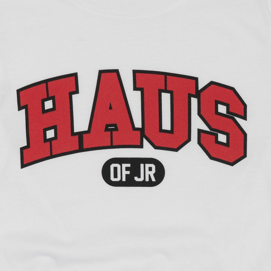 Collegiate Tee (White) - Haus of JR