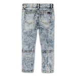 Dimitri Double Biker Denim (Indigo Acid Wash) - Haus of JR