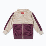 Francisco Track Jacket (Maroon/Creme) - Haus of JR