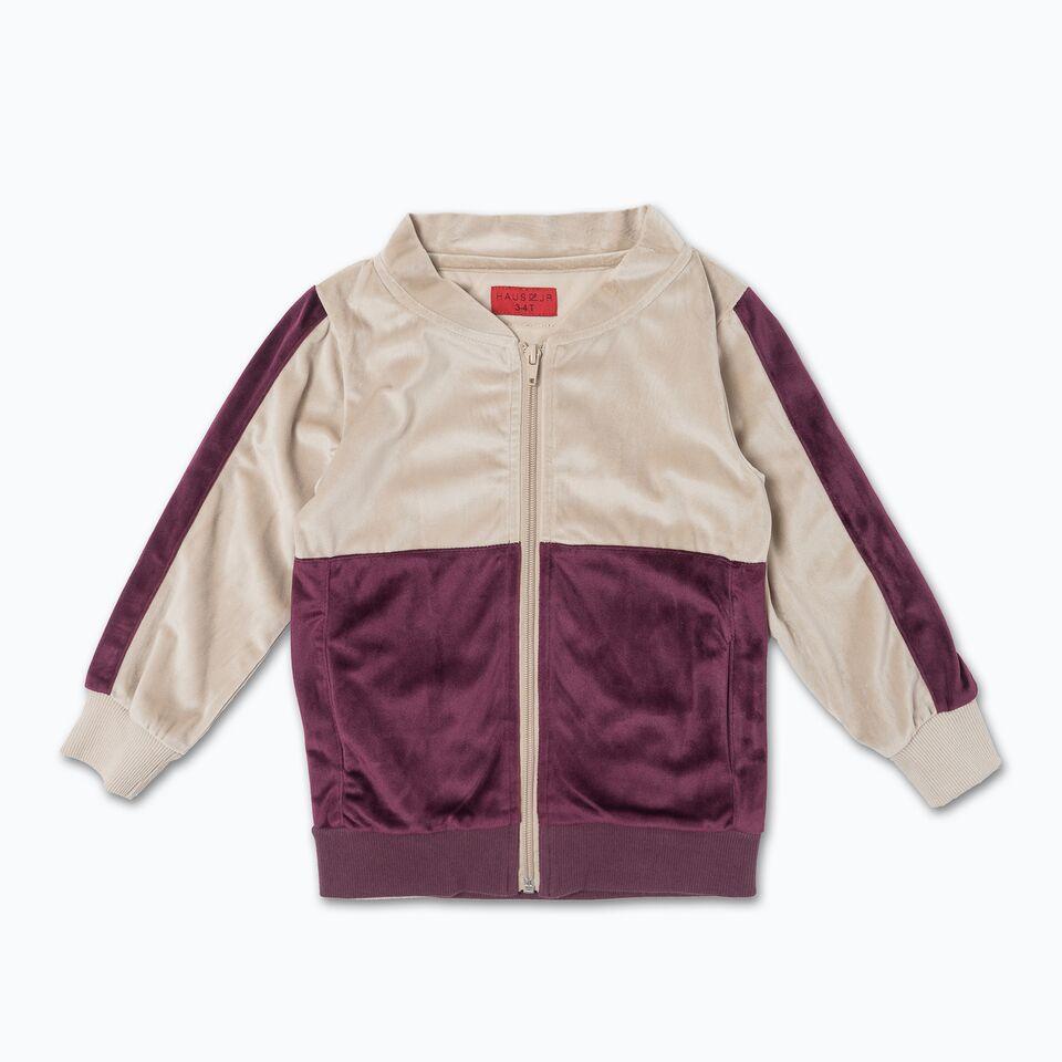Francisco Track Jacket (Maroon/Creme) - Haus of JR