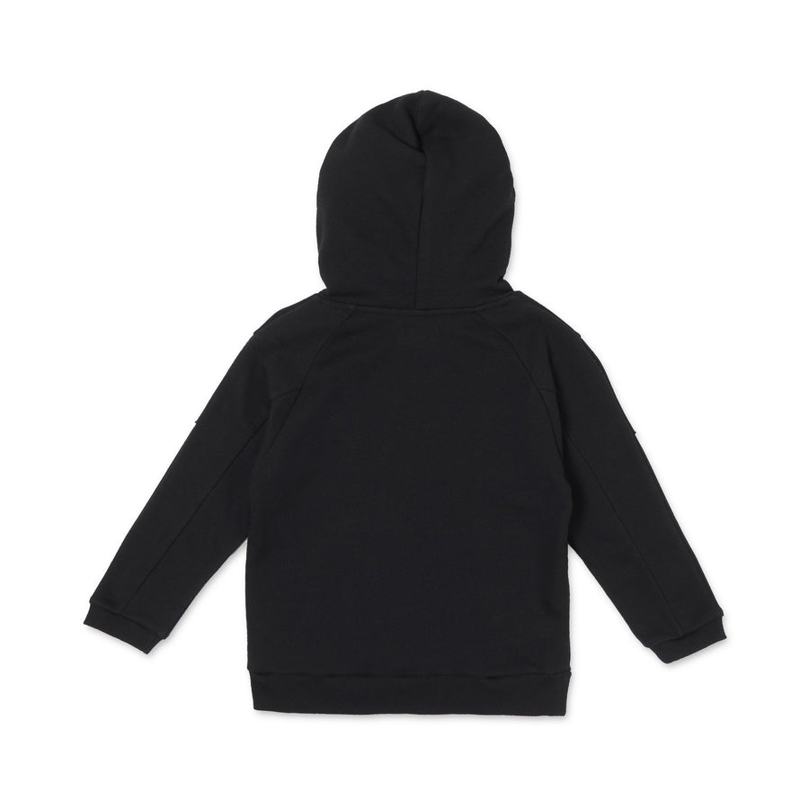 Franklin Inset Hoodie (Black) - Haus of JR