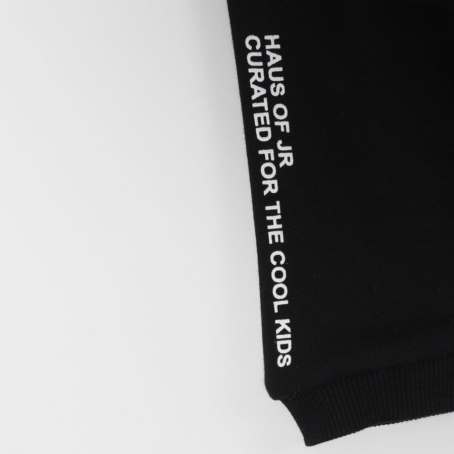 Franklin Inset Hoodie (Black) - Haus of JR