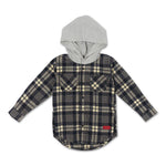 George Hooded Flannel (Creme) - Haus of JR