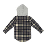 George Hooded Flannel (Creme) - Haus of JR