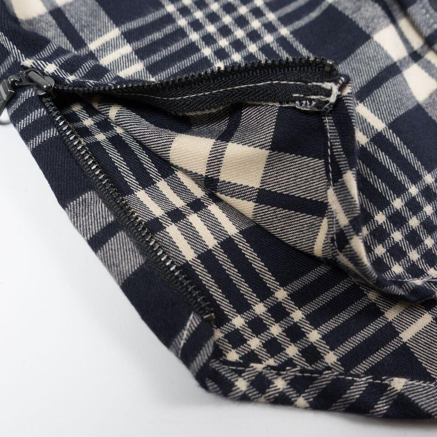 George Hooded Flannel (Creme) - Haus of JR