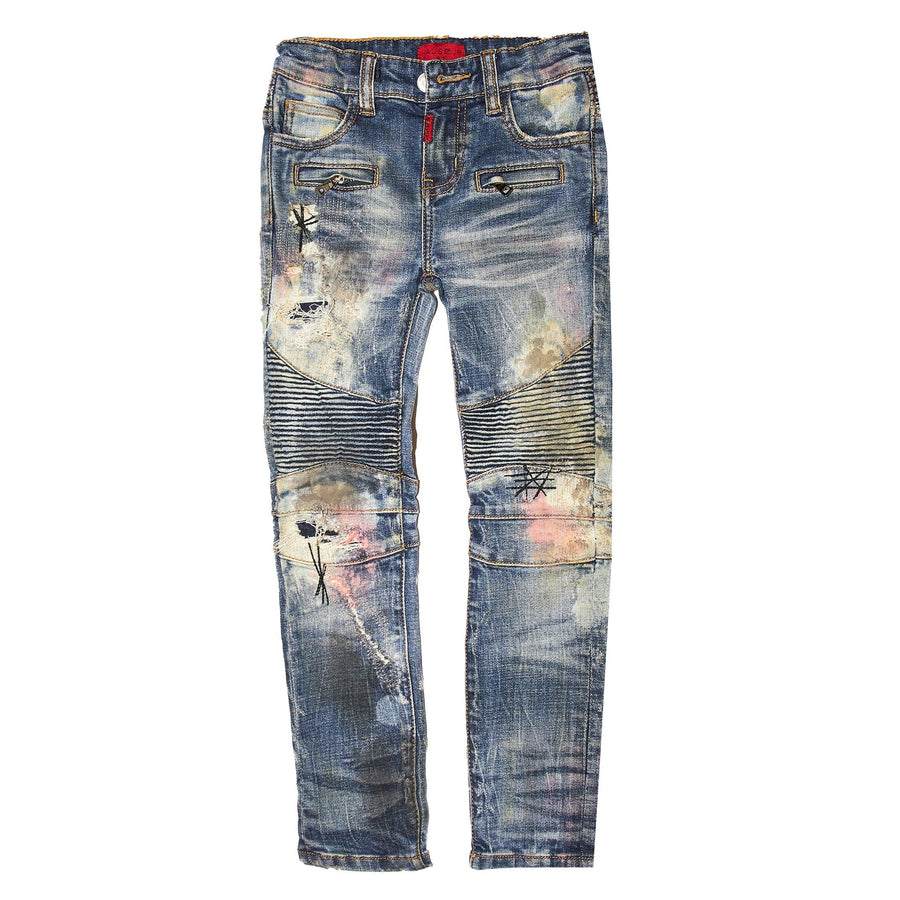 Basquiat Biker Denim - Haus of JR