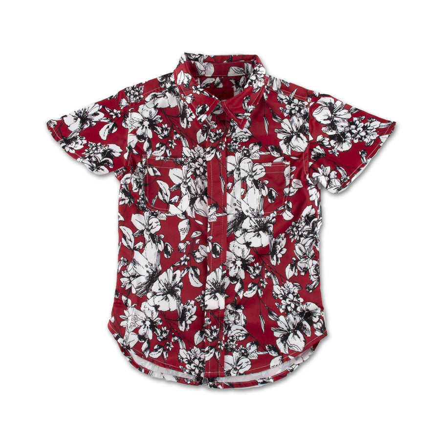 Lilo Button Up (Red) - Haus of JR