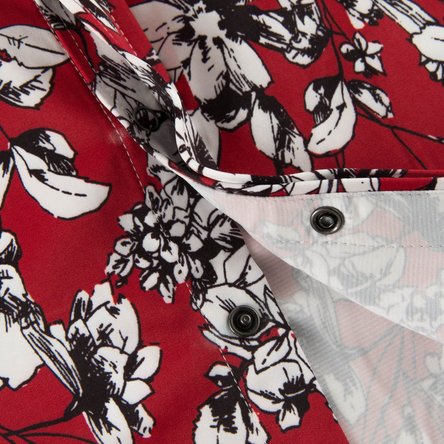 Lilo Button Up (Red) - Haus of JR