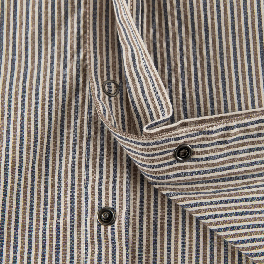 Daniel Button Up (Brown) - Haus of JR