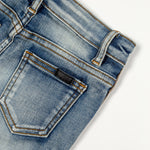 Violet Velour Biker Denim (Indigo Silver) - Haus of JR