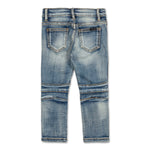Violet Velour Biker Denim (Indigo Silver) - Haus of JR